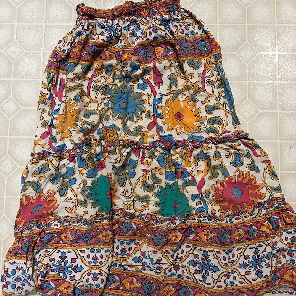 Rachel Zoe Multicolor Patterned Skirt